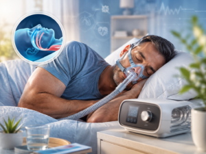 apnée du sommeil SAHOS traitement PPC masque nuit