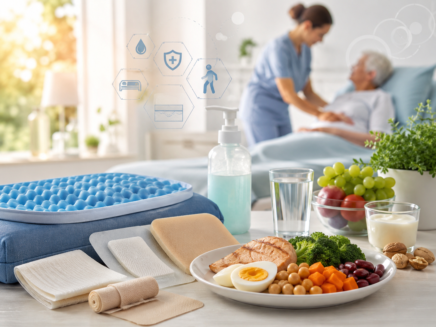 prévention escarres soins locaux et nutrition