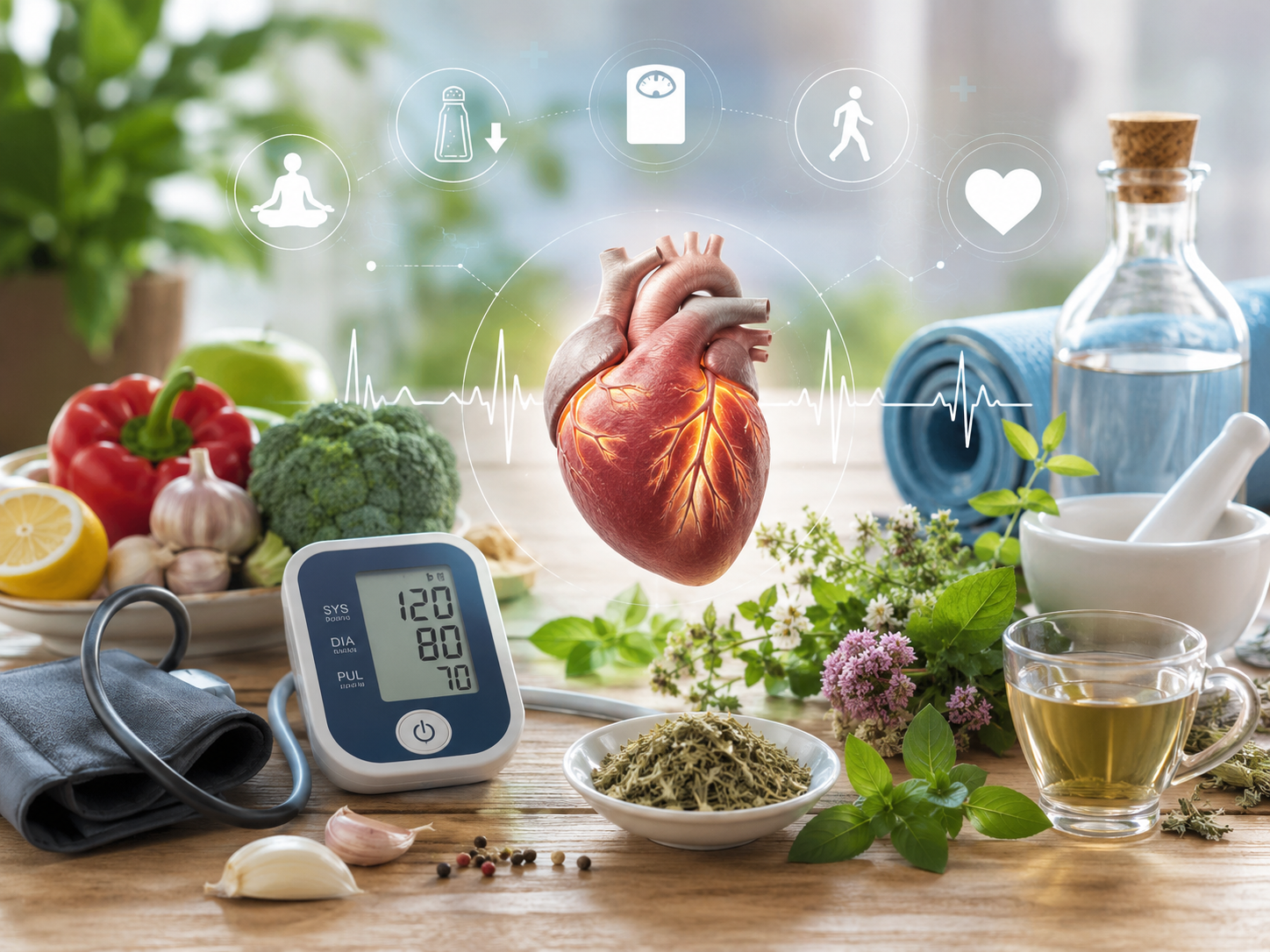 hypertension artérielle naturellement mesures hygiéno-diététiques et plantes