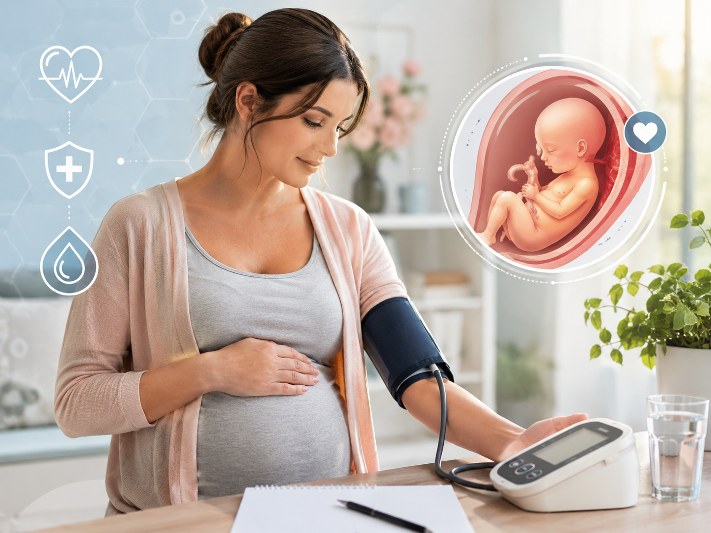 hypertension grossesse tensiomètre femme enceinte surveillance