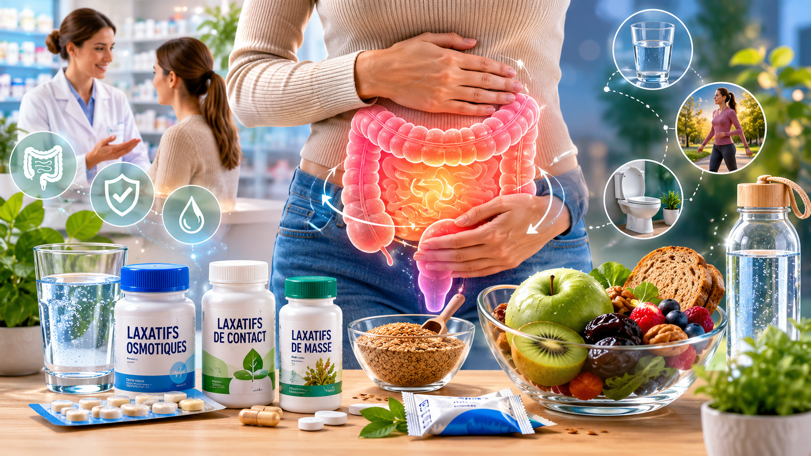 constipation traitement laxatifs conseils pharmacien
