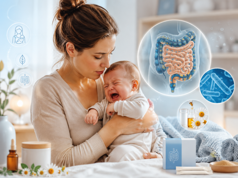 coliques nourrisson bébé pleurs traitement naturel probiotiques