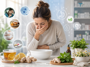 nausées vomissements causes traitements naturels pharmacie