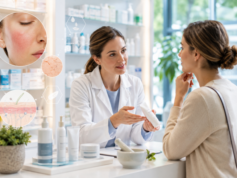 peau sensible réactive soins et conseils au comptoir pharmacie