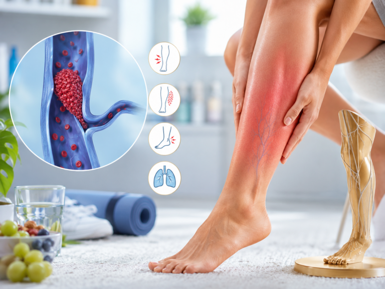 phlébite thrombose veineuse profonde jambe symptômes