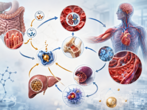 schéma du cycle du fer et de l'hémoglobine dans l'organisme
