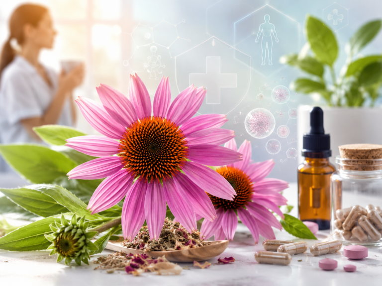 échinacée immunité fleur Echinacea purpurea