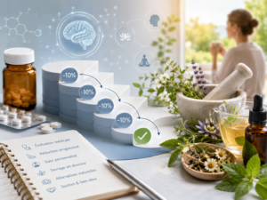 sevrage benzodiazépines protocole réduction progressive et alternatives naturelles