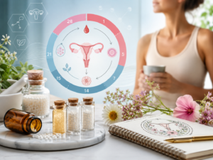 fertilité féminine homéopathie et cycle menstruel schéma