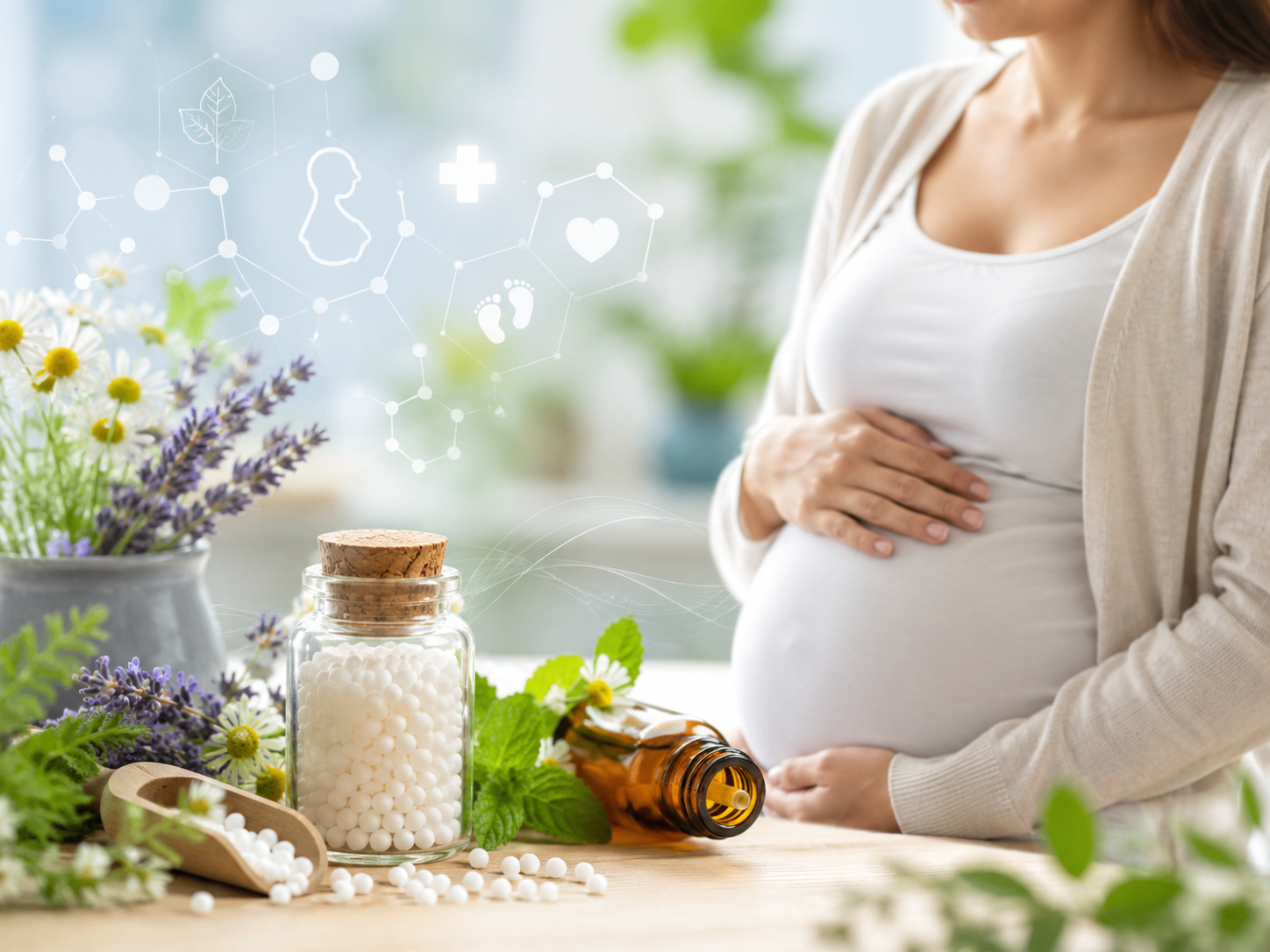 homéopathie grossesse granules remèdes naturels