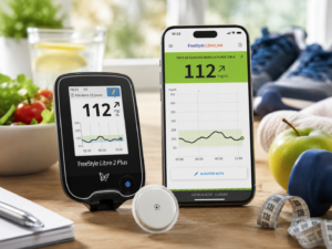 Lecteur de glycémie et capteur FreeStyle Libre 2 Plus, autosurveillance du diabète