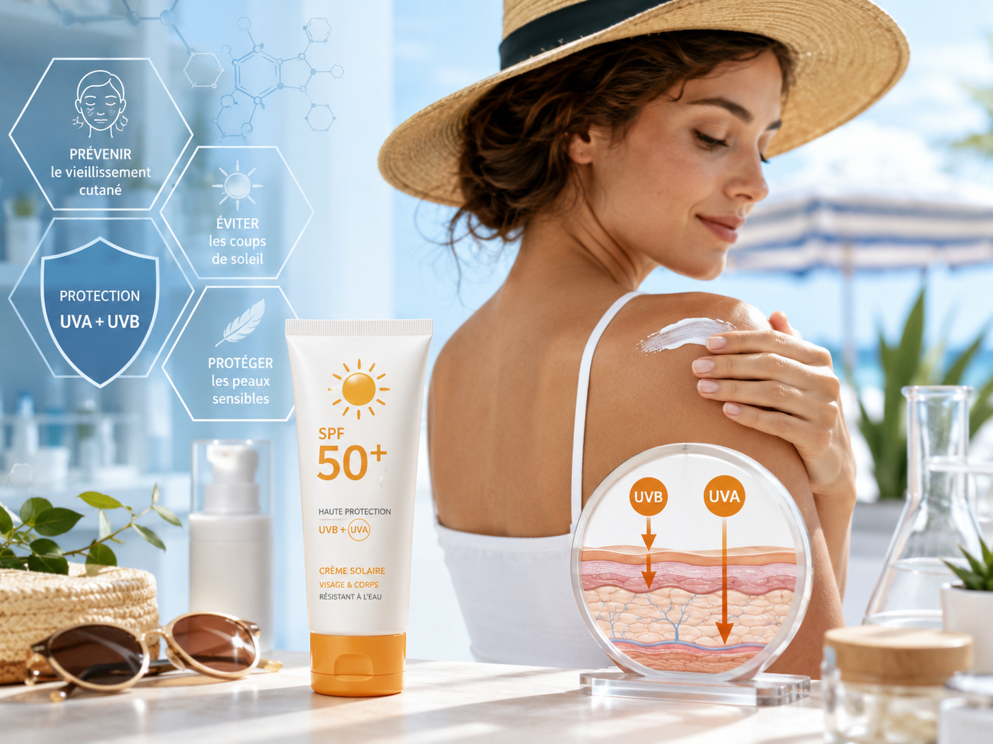 crème solaire SPF protection UV choisir appliquer