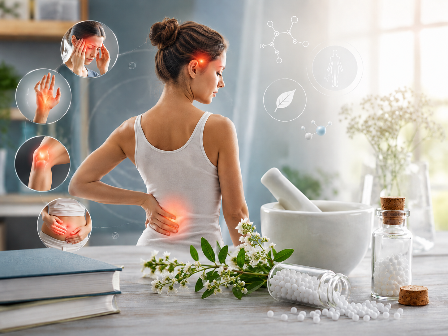 homéopathie douleur - choisir son remède selon le type de douleur