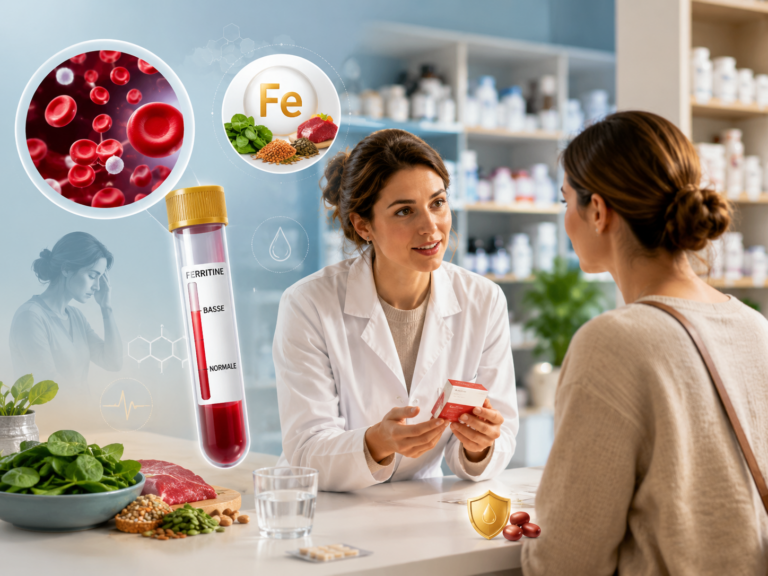 carence en fer ferritine basse anémie traitement pharmacien