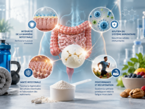 glutamine intestin immunité sport — schéma des fonction