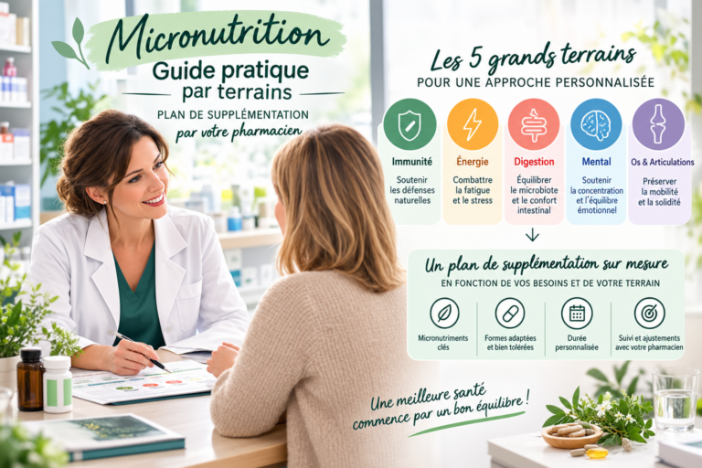 micronutrition guide pratique par terrains plan de supplémentation pharmacienne