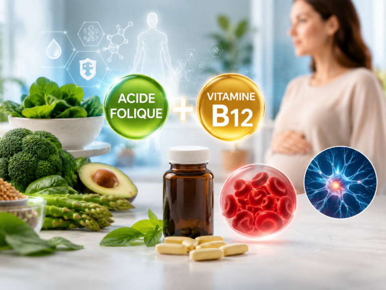 acide folique vitamine B12 carence supplémentation