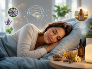 arrêt somnifères naturellement femme qui dort paisiblement