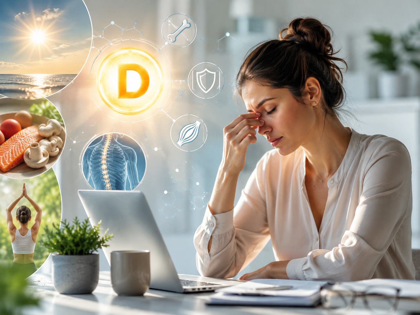 carence en vitamine D et fatigue chez la femme active