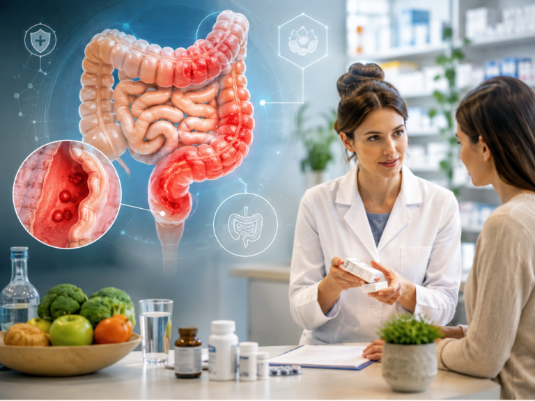 maladie de Crohn inflammation intestin traitement pharmacien