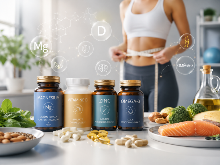 micronutriments obésité magnésium vitamine D zinc oméga-3 compléments alimentaires