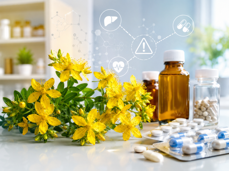 millepertuis interactions médicamenteuses fleur jaune