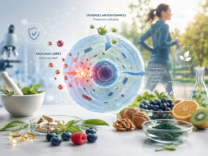 nutrithérapie antioxydante schéma mécanismes cellulaires
