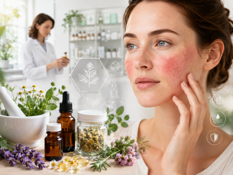rosacée solutions naturelles phytothérapie aromathérapie pharmacien