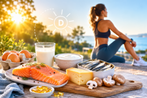 carence vitamine D sportif soleil et aliments riches en vitamine D