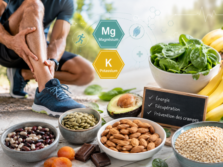 crampes répétition sportif aliments riches en magnésium et potassium