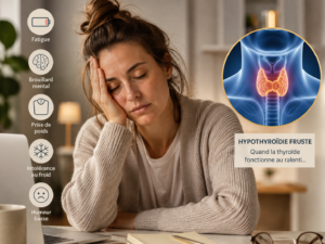 femme fatiguée épuisement hypothyroïdie fruste thyroïde