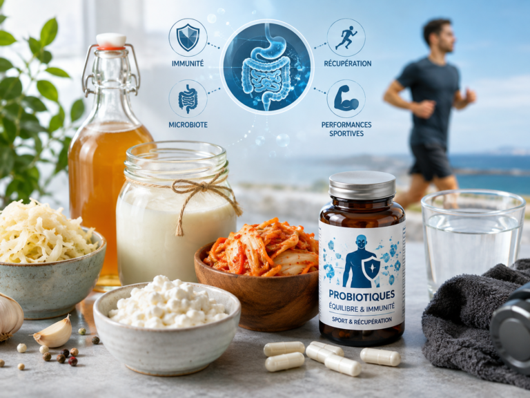probiotiques sport aliments fermentés et compléments pour l'immunité et la récupération des sportifs