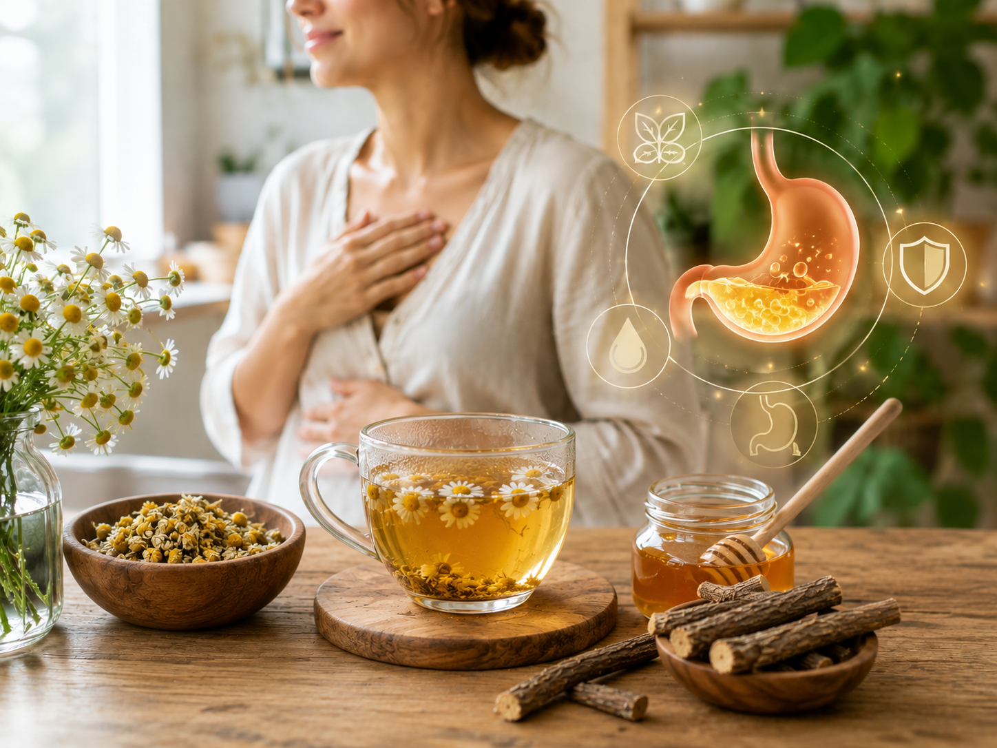 remède maison naturel brûlures d'estomac tisane