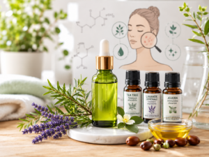 sérum anti-imperfections maison huile essentielle tea tree et jojoba