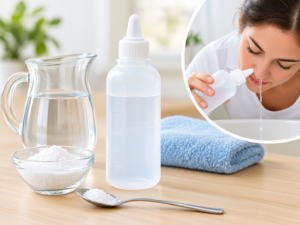 Sérum physiologique maison : la recette du pharmacien sérum physiologique maison pour lavage de nez