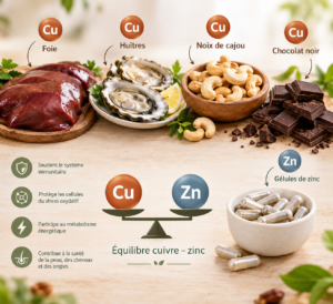 equilibre cuivre zinc